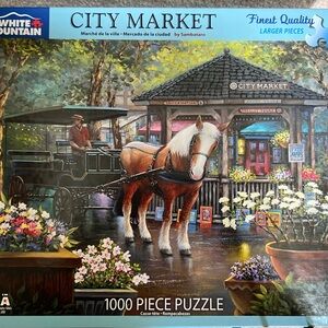White Mountain 1000 piece puzzle.